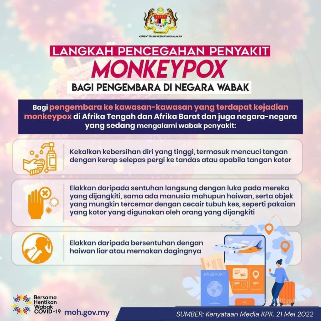 MYSEJAHTERA REACTIVATES FOR MONKEY POX CONTROL